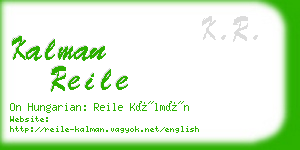 kalman reile business card